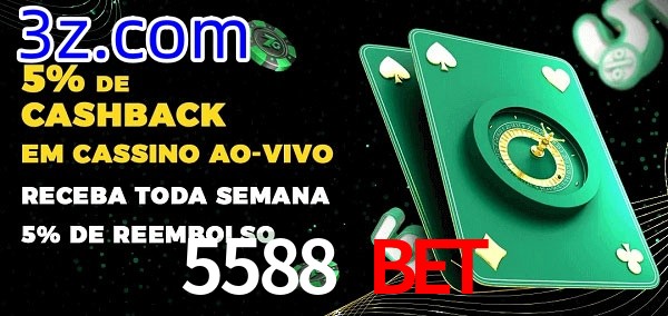 Promoções do cassino ao Vivo 5588 Bet